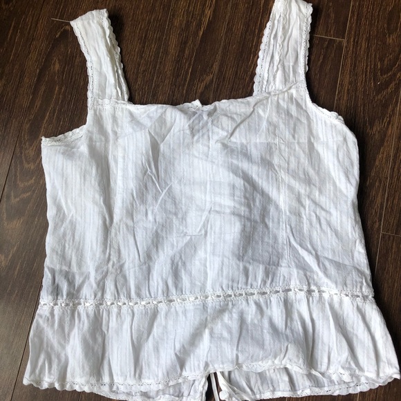 Cottagecore Lacy Pearl Button down Top - Picture 4 of 4